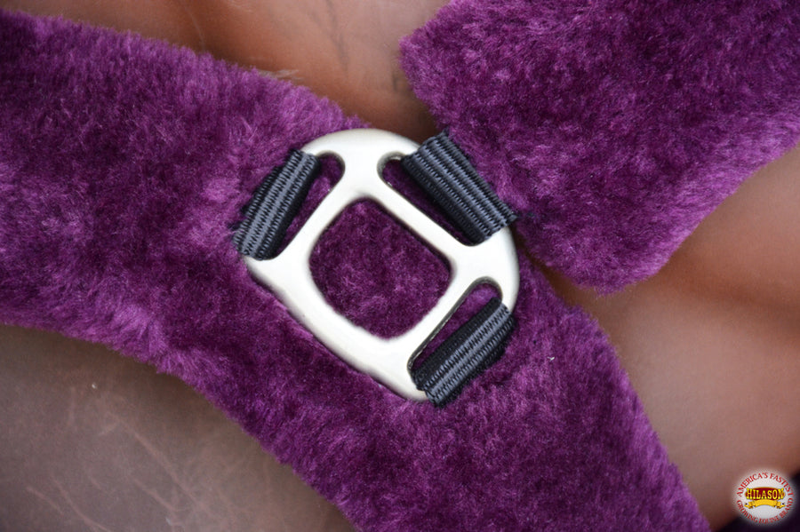 Hilason Comfort Fleece Nylon Horse Halter Mauve