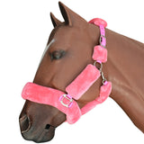 Large Medium Small Hilason Comfort Fleece Nylon Horse Halter