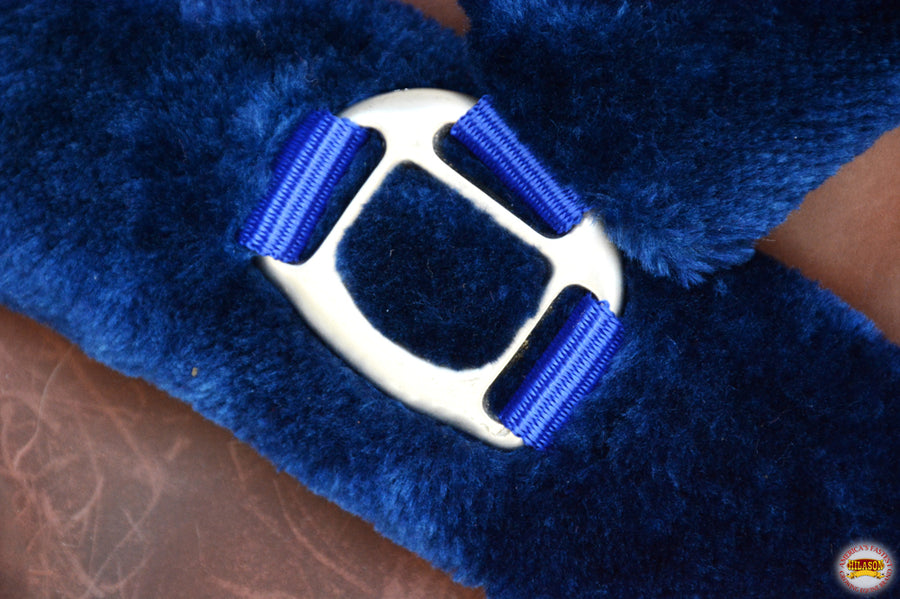 Hilason Comfort Fleece Nylon Horse Halter Royal Blue