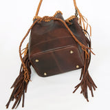 American Darling Bucket Full Grain Genuine Leather Women's Bag Western Handbag Purse | Travel Bags College Casual