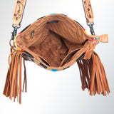 American Darling Crossbody Saddle Blanket Genuine Leather Western Women Bag Handbag Purse | Travel Bags College Casual