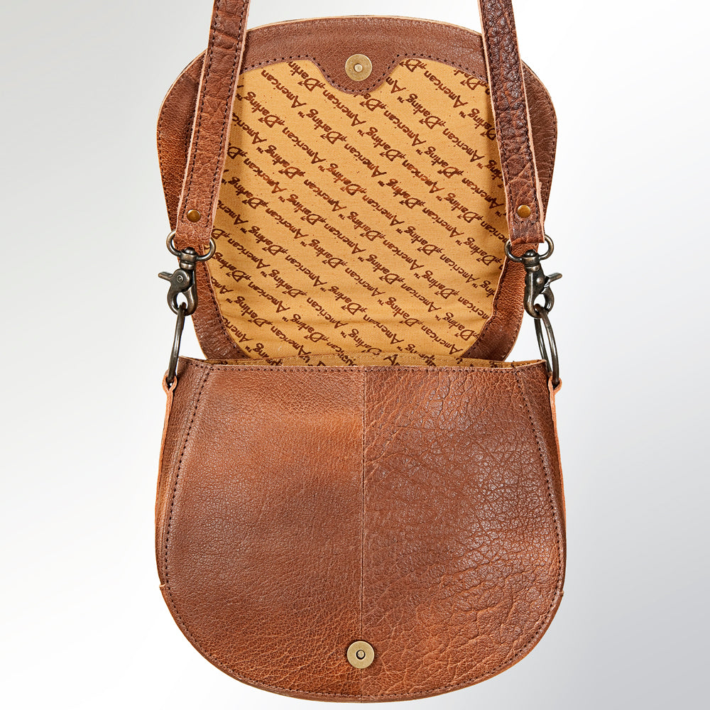 American Darling CrossBody Hand Tooled Genuine Leather Western Women Bag Handbag Purse | for Cute Travel