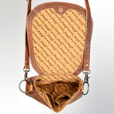 American Darling CrossBody Hand Tooled Genuine Leather Western Women Bag Handbag Purse | for Cute Travel