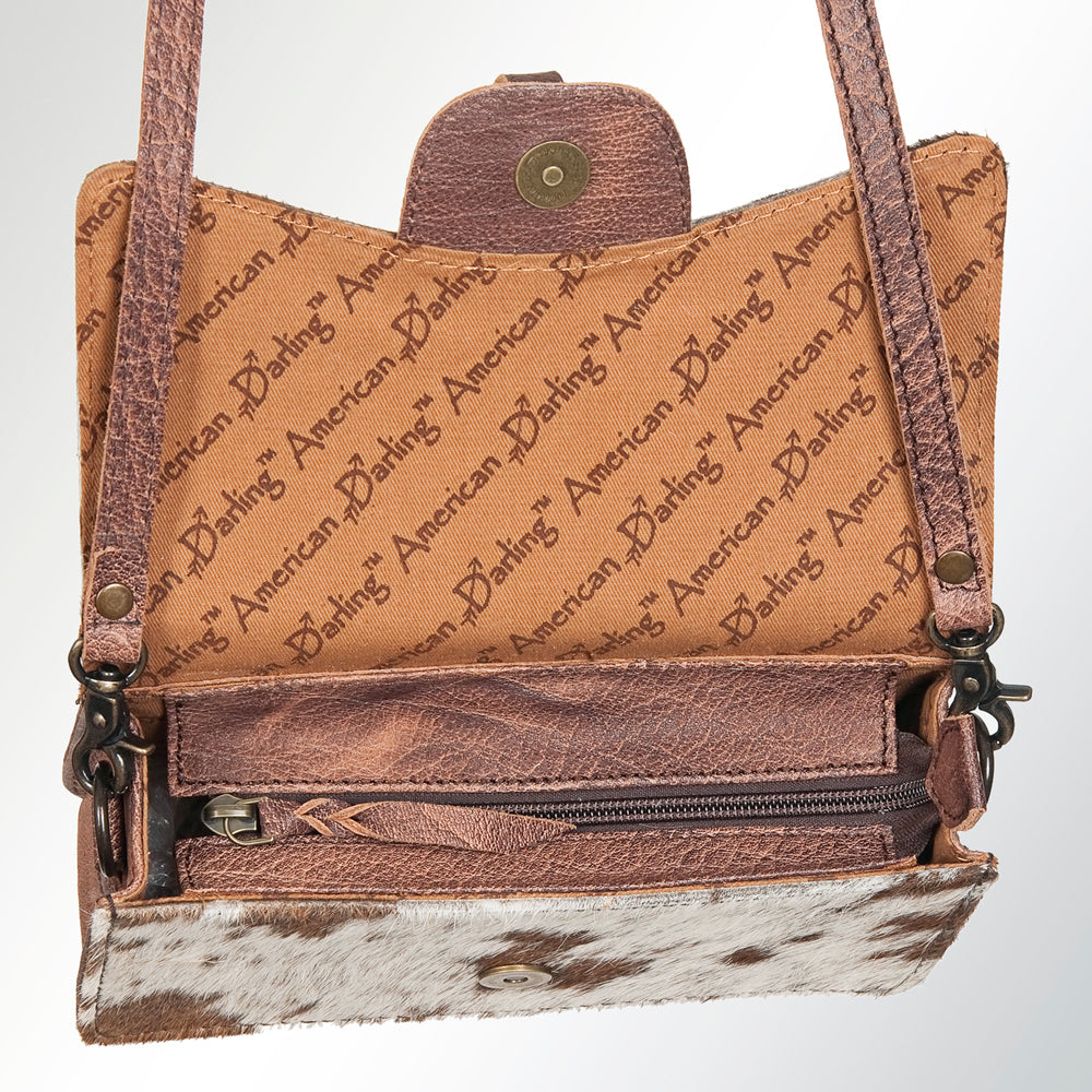 American Darling Cross Body Hair on Genuine Leather Western Women Bag Handbag Purse | Crossbody for Cute