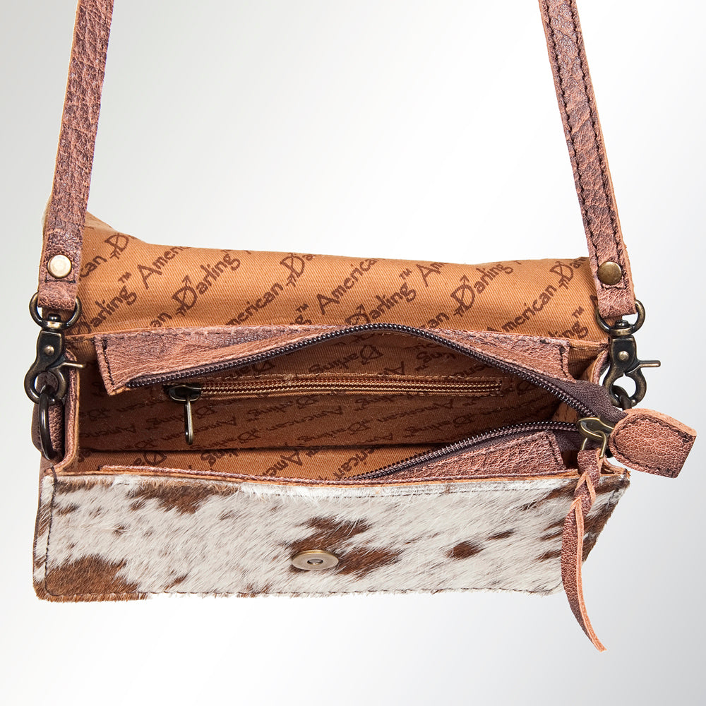 American Darling Cross Body Hair on Genuine Leather Western Women Bag Handbag Purse | Crossbody for Cute