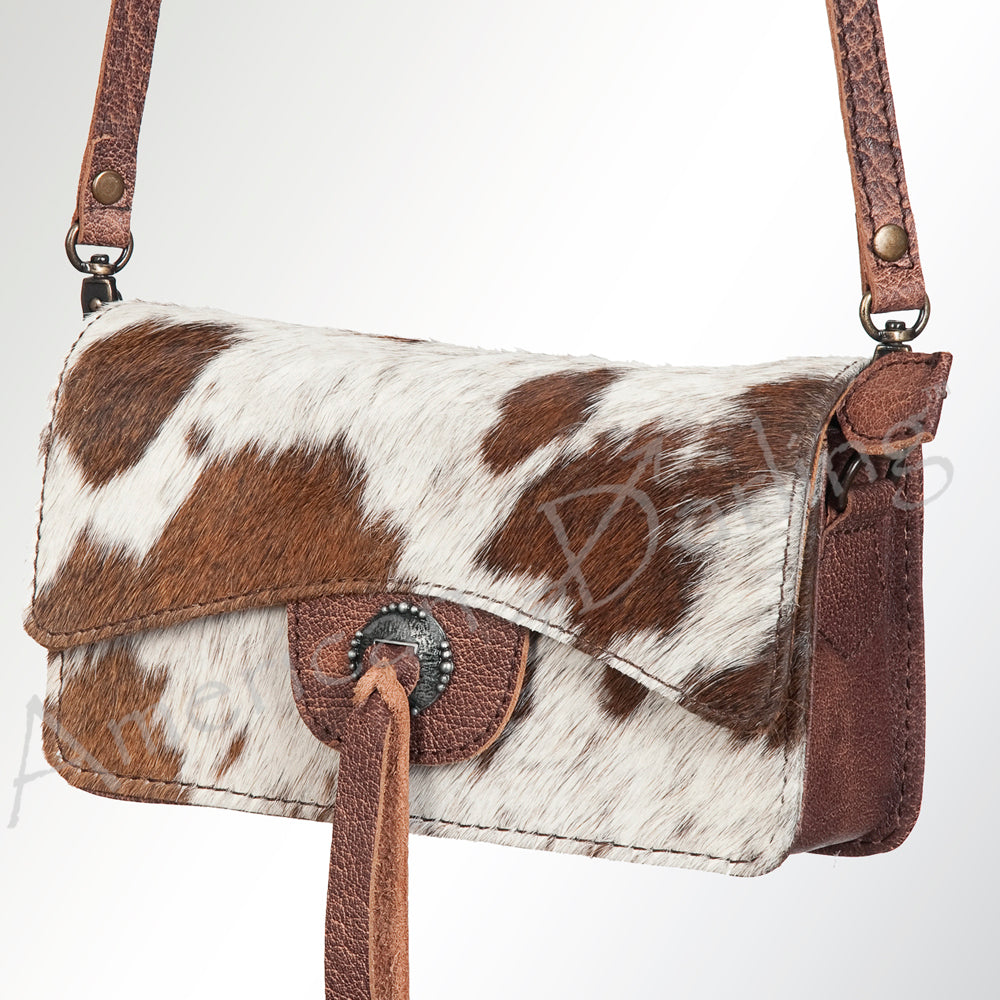 American Darling Cross Body Hair on Genuine Leather Western Women Bag Handbag Purse | Crossbody for Cute