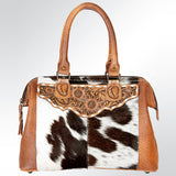 American Darling Tote Hand Tooled Hair-On Genuine Leather Western Women Bag Handbag Purse | Travel Bags College Casual