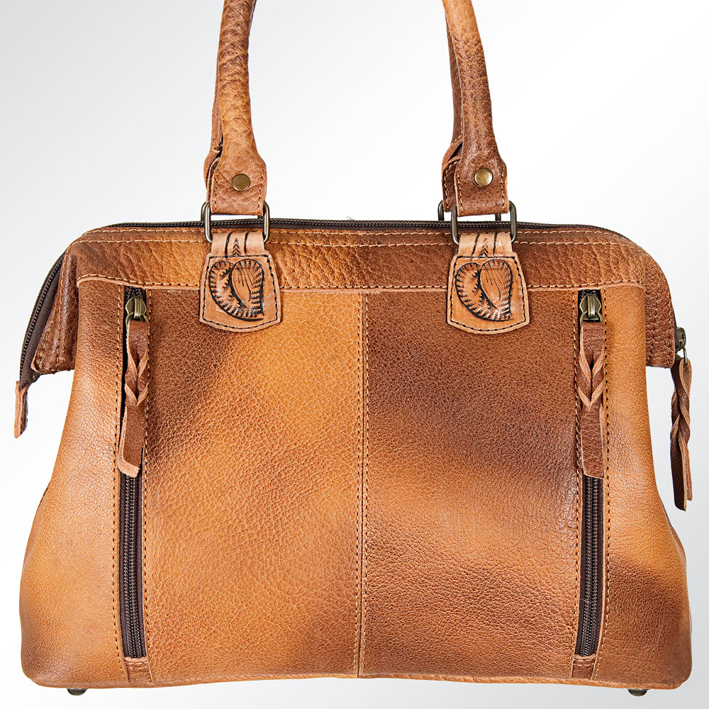 American Darling Tote Hand Tooled Hair-On Genuine Leather Western Women Bag Handbag Purse | Travel Bags College Casual