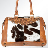 American Darling Tote Hand Tooled Hair-On Genuine Leather Western Women Bag Handbag Purse | Travel Bags College Casual