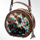 American Darling ADBG691 Canteen Hair-On Genuine Leather Women Bag Western Handbag Purse
