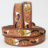 American Darling ADBLF121-L Beautifully Hand Tooled Genuine American Leather Belt Men and Women