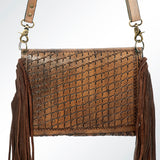American Darling ADBGA178C Envelope Hand Tooled Genuine Leather Women Bag Western Handbag Purse