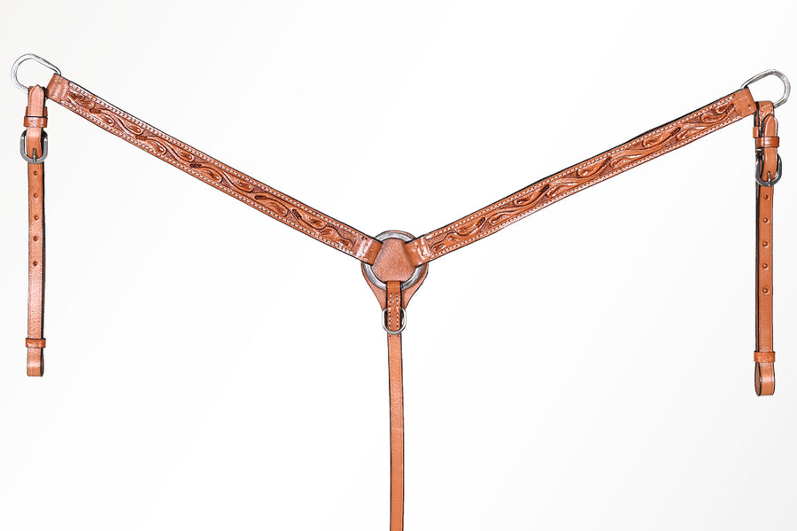 Comfytack Tan Western Kids Youth Children Miniature Pony Saddle Leather Trail Tack | Hand Tooled Saddle | Western Saddle | Saddle for Horses | Horse Tack Set