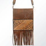 American Darling  Messenger Hand Tooled Full Grain Genuine Leather Western Women Bag Handbag Purse | for Cute