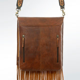 American Darling  Messenger Hand Tooled Full Grain Genuine Leather Western Women Bag Handbag Purse | for Cute