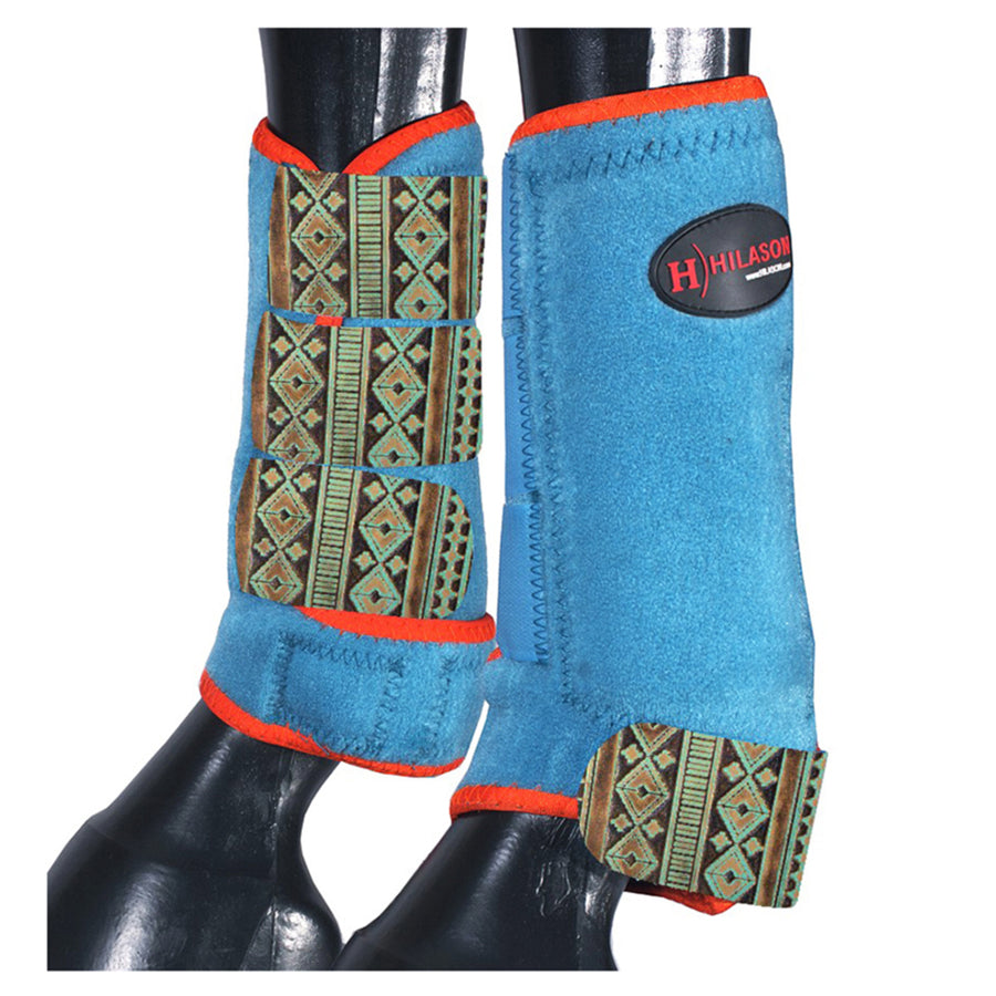 HILASON L M S H. Front Leg Sport Boots| Printed Sport Boots| H. Boots by Hilason – Cowboy and equestrian accessories
