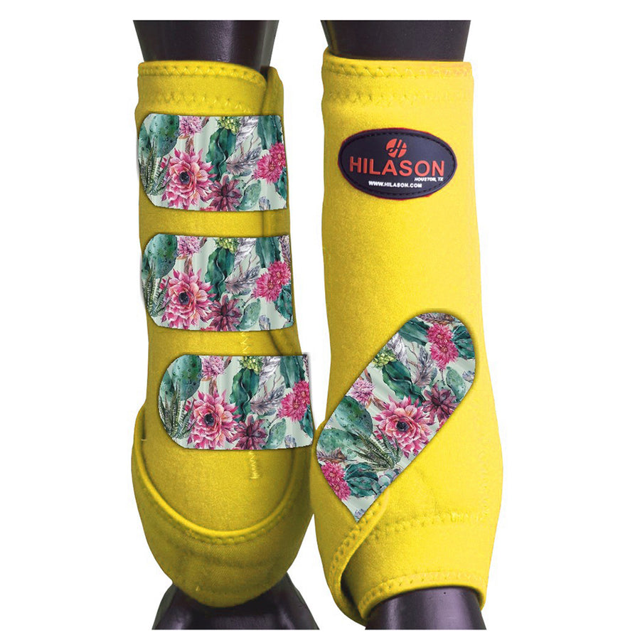 HILASON L M S H. Rear Hind Leg Sport Boots Printed Hind Rear Leg Boots by Hilason – Cowboy and equestrian accessories