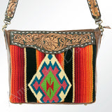 American Darling Crossbody Saddle Blanket Genuine Leather Western Women Bag Handbag Purse | Travel Bags College Casual