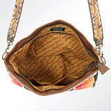 American Darling Crossbody Saddle Blanket Genuine Leather Western Women Bag Handbag Purse | Travel Bags College Casual