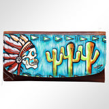 American Darling Wallet Hair on Full Grain Genuine Leather Western Women Bag | Handbag Purse Travel Clutch