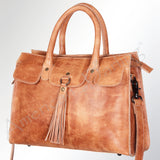 American Darling Briefcase Full Grain Genuine Leather Western Women Bag Handbag | Briefcase Bag | Briefcase for Women | Cute Briefcase Bag | Laptop Briefcase Bag 9.5 (H) X 10.5 (W) X 4.5 (D)