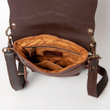 American Darling Messenger Full Grain Genuine Leather Western Women Bag Handbag Purse | Cute