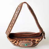 American Darling Hobo Hand Tooled Hair on Genuine Leather Western Women Bag | Handbag Purse Bags for Wallet Cute