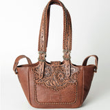 American Darling Tote Hair on Hand Tooled Genuine Leather Western Women Bag Handbag Purse | Travel Bags College Casual