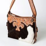 American Darling Hobo Hand Tooled Hair On Genuine Leather Western Women Bag | Handbag Purse Bags for Cute