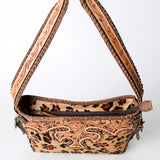 American Darling Hobo Hand Tooled Hair On Genuine Leather Western Women Bag | Handbag Purse Bags for Cute