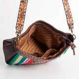 American Darling Crossbody Saddle Blanket Genuine Leather Western Women Bag Handbag Purse | Travel Bags College Casual