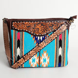 American Darling Crossbody Saddle Blanket Genuine Leather Western Women Bag Handbag Purse | Travel Bags College Casual