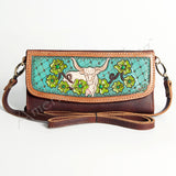 American Darling Wallet Hand Tooled Genuine Leather Western Women Bag | Handbag Purse Wristlet Travel Clutch