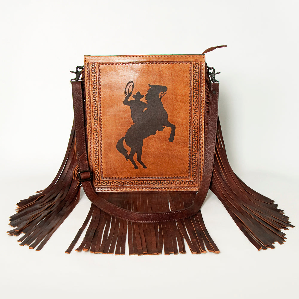 American Darling Large Crossbody Hand Tooled Genuine Leather Western Women Bag Handbag Purse | Crossbody for Cute