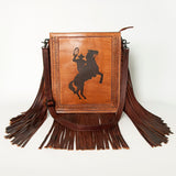 American Darling Large Crossbody Hand Tooled Genuine Leather Western Women Bag Handbag Purse | Crossbody for Cute