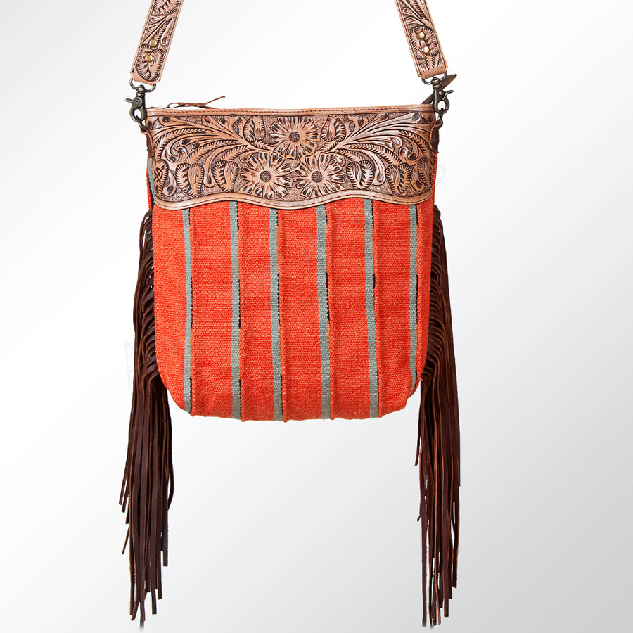 American Darling Cross Body Hand Tooled Saddle Blanket Genuine Leather Western Women Bag Handbag Purse | Crossbody for |Cute