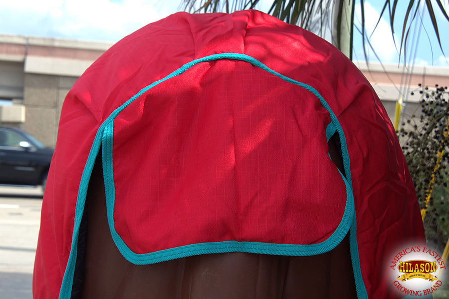 HILASON 1200D Winter Waterproof Poly Horse Blanket Belly Wrap | Turnout Blankets for Horses