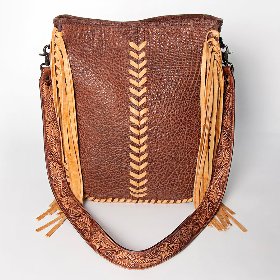 American Darling Large Cross Body Full Grain Genuine Leather Western Women Bag Handbag Purse | Crossbody for Cute