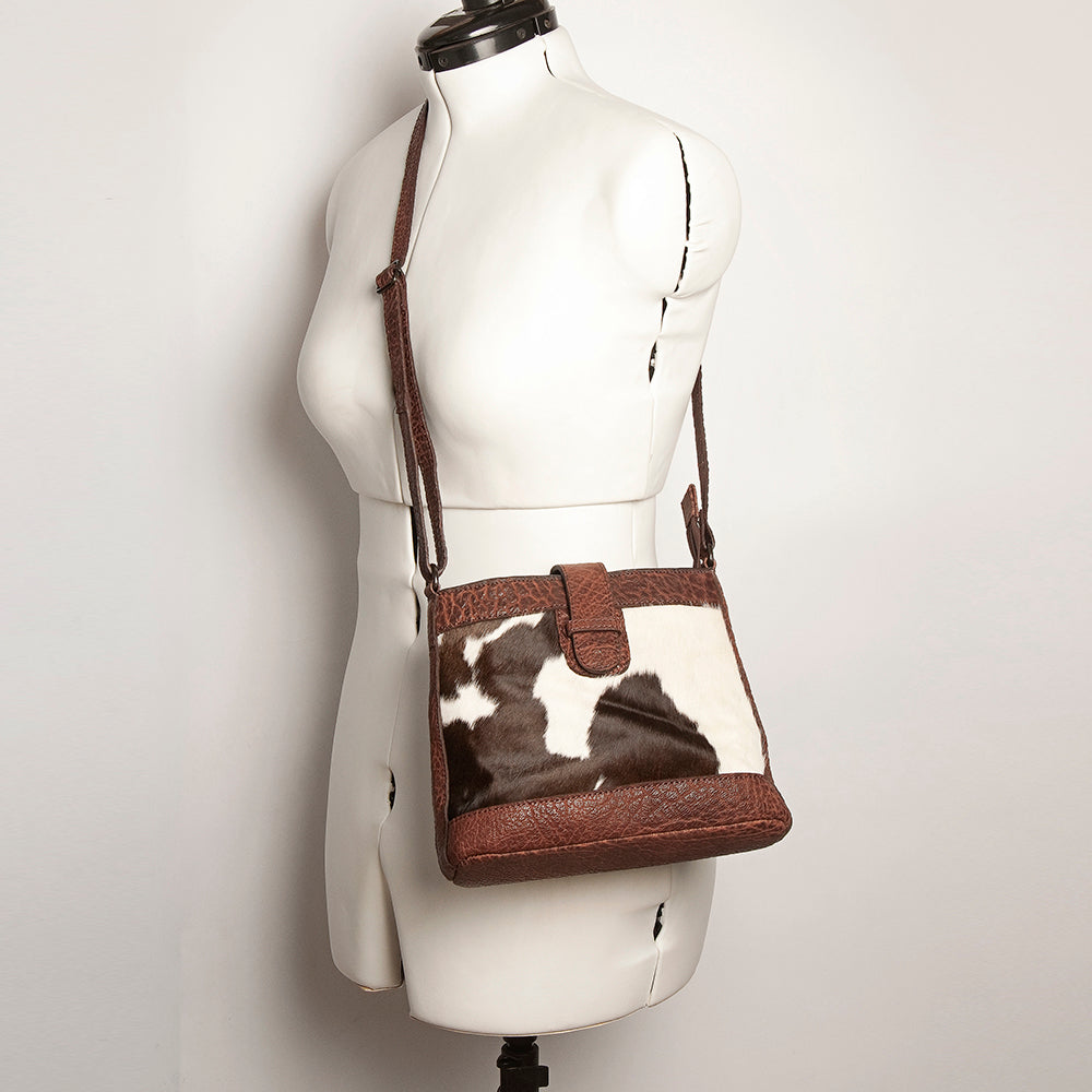American Darling Cross Body Hair on Genuine Leather Western Women Bag | Handbag Purse Crossbody for Cute