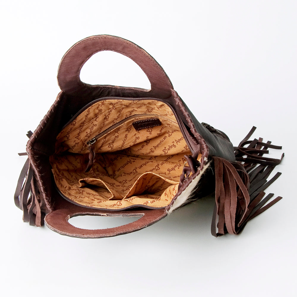 American Darling Tote Hair on Genuine Leather Western Women Bag Handbag Purse | Travel Bags College Casual