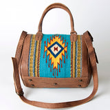 American Darling Duffel Saddle Blanket Genuine Leather Women Bag Western Handbag Purse | Duffle