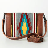 American Darling Envelope Saddle Blanket Genuine Leather Women Bag Western Handbag Purse| | Duffle