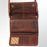 American Darling ADBG486A Wallet Hand Tooled Genuine Leather Women Bag Western Handbag Purse