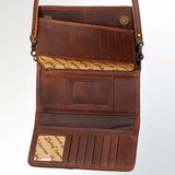 American Darling ADBG486A Wallet Hand Tooled Genuine Leather Women Bag Western Handbag Purse