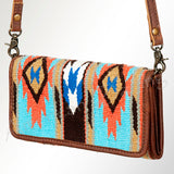 American Darling ADBG486A Wallet Hand Tooled Genuine Leather Women Bag Western Handbag Purse