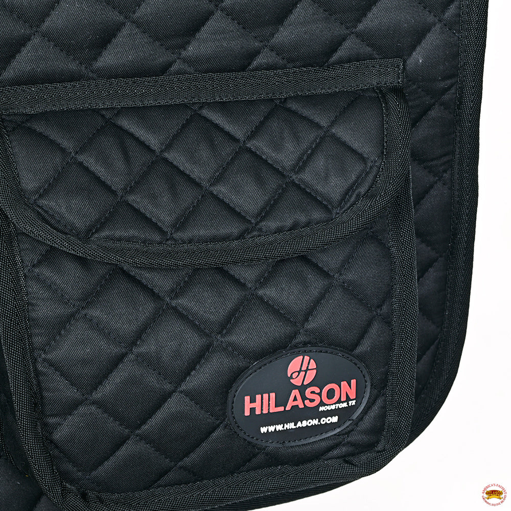 HILASON Western Horse Luxury Quilted Saddle Pads With Pockets