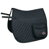 HILASON Western Horse Luxury Quilted Saddle Pads with Pockets | Saddle Pad for Horse Riders | Saddle Pads | Western Saddle Pads | Horses Saddle Pads | Horse Riding Pads | Western Saddle Pads for Horse