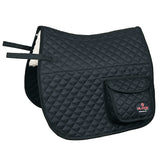 HILASON Western Horse Luxury Quilted Saddle Pads With Pockets
