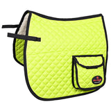 HILASON Western Horse Luxury Quilted Saddle Pads With Pockets