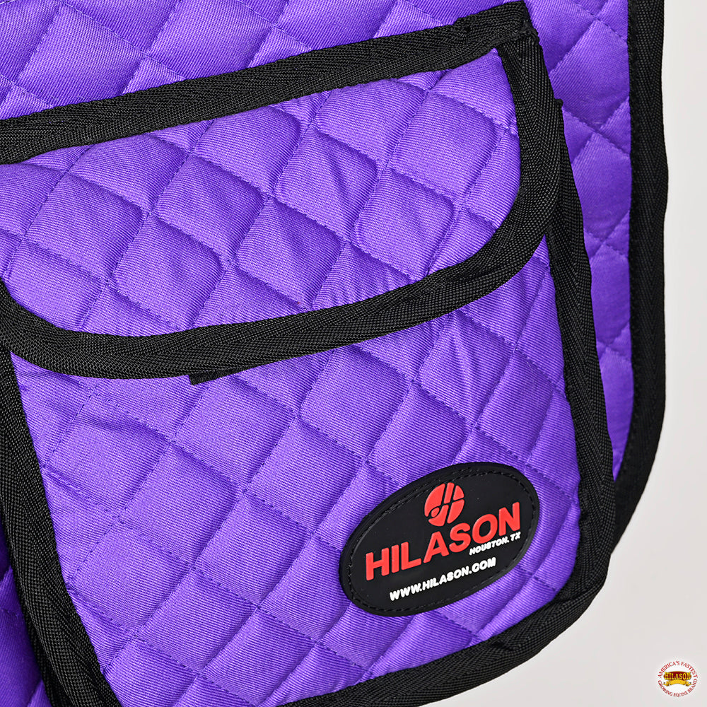 HILASON Western Horse Luxury Quilted Saddle Pads With Pockets